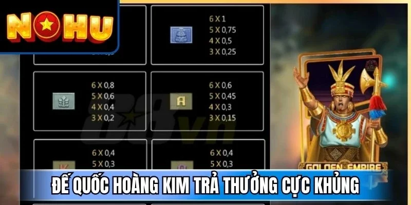 Đế Quốc Hoàng Kim trả thưởng cực khủng